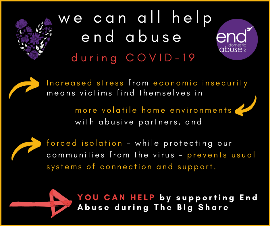 Thank You For Your Support During The Big Share 21 End Domestic Abuse Wisconsin